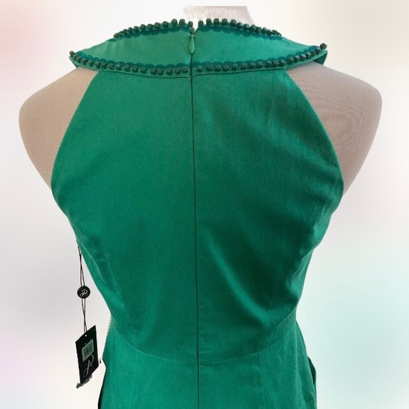 Adrianna Papell Petite Palm Green Beaded Shift Dress 2P Nordstrom NEW - Picture 4 of 7